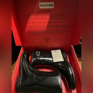 Hunter Gloss Black Boots